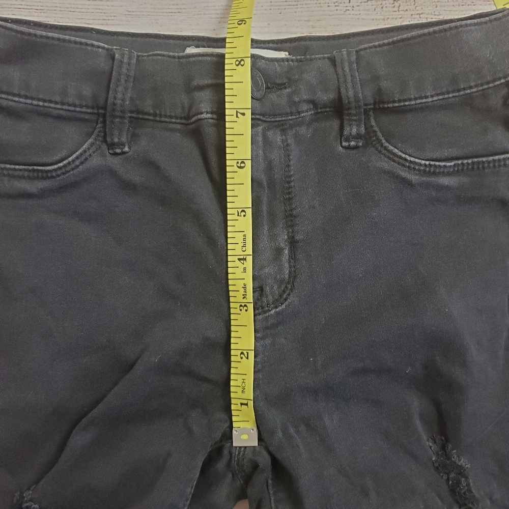 Pacsun | black distressed super stretch jegging - Picture 3 of 7